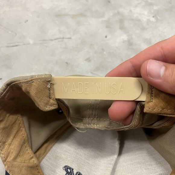 Vintage Michelob Beer Golf Snapback Hat 90s Made in USA Brown Blue Dad Cap - Picture 7 of 7